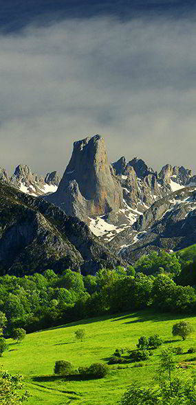 Picu Urriellu no Parque Natural dos Picos da Europa