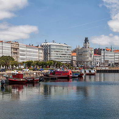 Galerien in A Marina - A Coruña